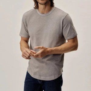 BUCK MASON SLUB CURVED HEM BLADE WASH